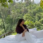 Samiksha Jaiswal Instagram - No better way to reset.☘️ #kamandalu #baliswing #ubud #bali #baligasm #nature #forest #instagood #reelsinstagram Kamandalu Ubud