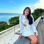 Samiksha Jaiswal Instagram - Ocean lover. 🌊 . . . . . . . . . . . . . #cannabali #bali #beach #vibes #instagood #potd #sunset #sea Canna Bali