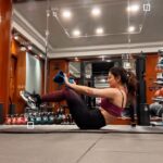 Sandeepa Dhar Instagram – My body clock is all messed up coz of night shoots. Not a fan of the gym but gotto slip in a quick workout everyday before the shoot to kick away the puffiness & bloating.  #hustle #workout #noexcuses #core #absworkout #reelsinstagram