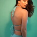 Sandeepa Dhar Instagram – Throwing up some Monday Blues fit 🦋
.
@prashant.photography @mukashu.mua 
.
#mondayvibes #transitionreels #reelsinstagram