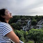 Sangeetha Sringeri Instagram - Just a long drive to Barachukki waterfalls 😇 #waterfall #karnatakatourism #sangeethasringeri #peace #travelgram Barachukki Falls,Karnataka