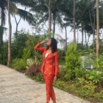 Sangeetha Sringeri Instagram – Thank you so much @laxmikrishnaofficial for this beautiful gift, i loved this co-ord!