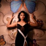 Sangeetha Sringeri Instagram - 'Don't be afraid, Change is such a beautiful thing' said the Butterfly 🦋 Outfit by the amazing @laxmikrishnaofficial Location @butterfly_blr Photography by @triganshu_agrawal @vageeshkanth Lovely edit , Thanks a lot @henryroyzach @henryroyzachariah Hairstyled by @iam__suchi 🥰 Assisted by @sharathshreesha