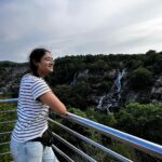Sangeetha Sringeri Instagram - Just a long drive to Barachukki waterfalls 😇 #waterfall #karnatakatourism #sangeethasringeri #peace #travelgram Barachukki Falls,Karnataka