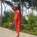 Sangeetha Sringeri Instagram – Thank you so much @laxmikrishnaofficial for this beautiful gift, i loved this co-ord!