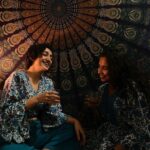 Sanjeeta Bhattacharya Instagram - From getting lost together in woods, endless cups of tea and sattu, our “salsa lessons” and “yoga sessions”, scooty rides around the streets of Shantiniketan to her teaching me how to read Bangla, we’ve shared the most beautiful, the funniest memories growing up. Celebrating our sisterhood in matching fits from Udaipur with a glass of fine cognac courtesy @hennessy and @svamidrinks - the combo slaps and how! 🥃 Impromptu plans are the absolute best, can you tell? ❤️ @ishanjadwani lent us his aesthetic af room hihi. Mumbai, Maharashtra