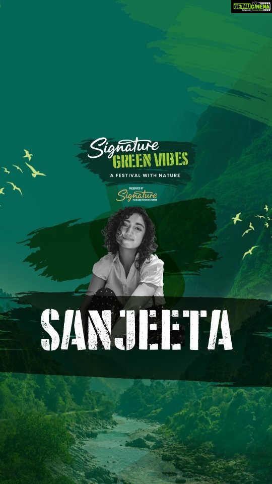 Sanjeeta Bhattacharya Instagram - Get ready to be mesmerized by Sanjeeta Bhattacharya’s soulful voice as she dazzles you with her signature music at the Signature Green Vibes- a festival with nature! 🌟🎶 Meet her at Hill View Lawn, Oxford Golf Resort, Pune on the Mar 26th. Immerse yourself in an evening of nature, music, local food experiences and fun green activities presented by Signature Packaged Drinking Water. One with nature, my signature. Grab your tix with the link in bio! #signaturegreenvibes #signaturepackageddrinkingwater #outdoorfestival #music #nature #travel #pune #punecity #punefestival