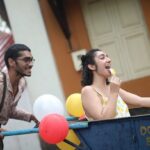 Sanjeeta Bhattacharya Instagram – Sharing some BTS from the world of Tohfa 🎁 It’s been a year! 
@taanitanvir ‘s mind is place I would want to live in. She weaved the sweetest story around @vayurus and @vaibhavpani ‘s song and @nair.vishak and I got to be a small part of this beauty, shot in the by-lanes of the dreamy Fort Kochi 🌻

👗: @styledbyzoya_ Fort Kochi, Kerala