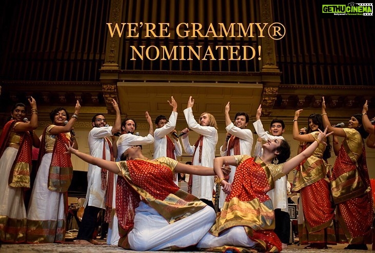 Sanjeeta Bhattacharya Instagram - My heart could explode right about now. “Shuruaat” is Grammy®️ Nominated for Best Global Music Album. Made possible by only the most beautiful, infinitely talented, kind and nurturing group of friends who became family over the course of college. I’m so humbled to be a tiny part of this incredible journey that is the @berkleeindianensemble Thank you @annette_philip for your infinite wisdom and manifesting this collective dream ❤️ We. Did. It. Swipe to see accurate representations of our excitement and some of my favourite moments! Boston,USA