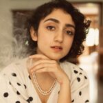 Sanjeeta Bhattacharya Instagram - Portraits in polkas and moonbeams 🤍 Photographed by: @not.anshuman