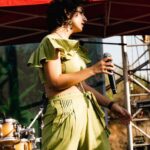 Sanjeeta Bhattacharya Instagram - Bringing in the sundown ft. बहुत (पेट) दर्द and smiles at @signatureexperiencesofficial Green Vibes, Pune 🍃 Photographed by @dreokt Management: @misfitsinc Wearing: @thebluehr_ Pune, Maharashtra