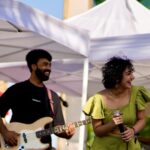 Sanjeeta Bhattacharya Instagram - Bringing in the sundown ft. बहुत (पेट) दर्द and smiles at @signatureexperiencesofficial Green Vibes, Pune 🍃 Photographed by @dreokt Management: @misfitsinc Wearing: @thebluehr_ Pune, Maharashtra