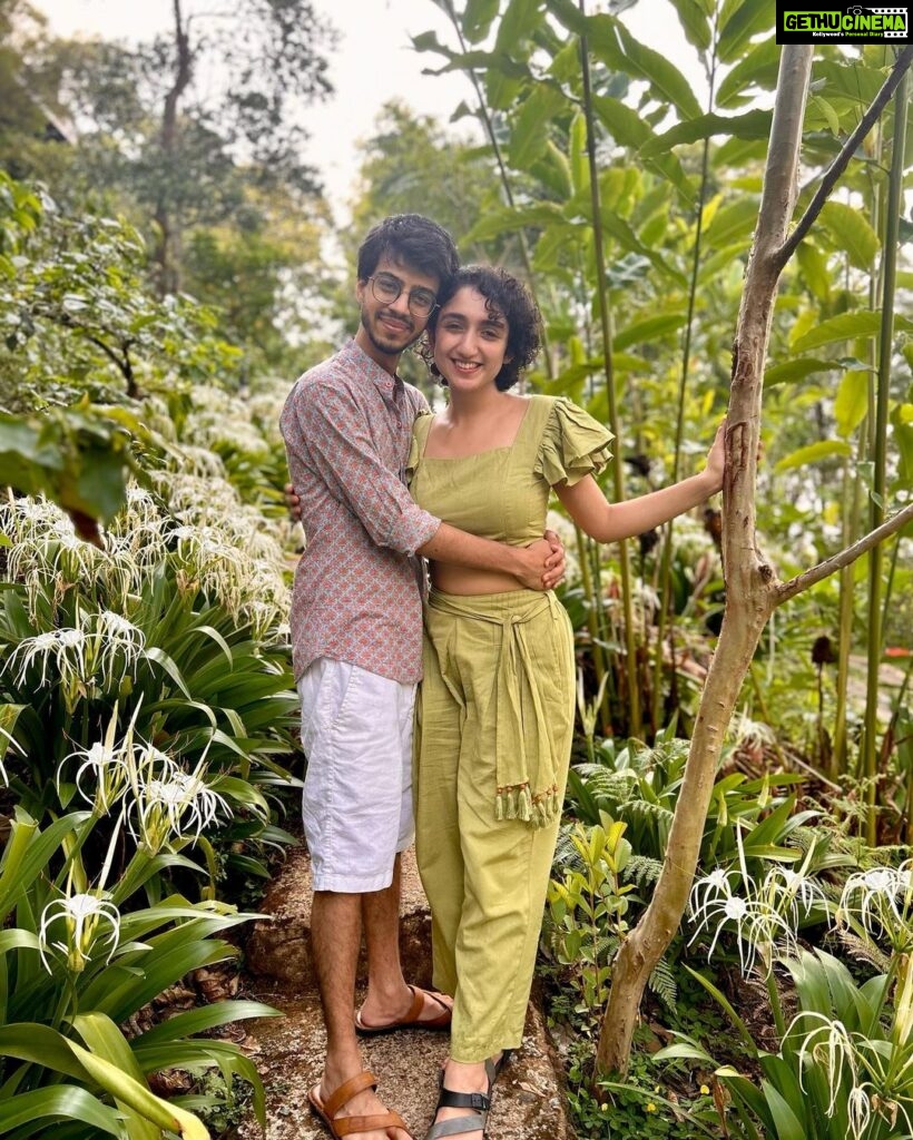 Sanjeeta Bhattacharya Instagram - Another trip around the ☀️ planting a strawberry-guava tree, grinding fresh coffee and feeling really, truly happy. Life is just 🤌🏻 @thetamaracoorg Thank you for the most blissful weekend. Wearing: @thebluehr_ Coorg