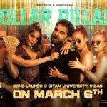 Sathish Krishnan Instagram - A crackling song that would make your playlists richer🤑 #ODollarPillagaa Song Launch on March 6th at Gitam University, Vizag💥 #Dhamki #DasKaDhamki @vishwaksens @nivethapethuraj #KarateRaju  @leon.james @george_dop @pranati_rai_prakash @iammangli @deepakbluesinger @poet_purna @prasannakumarbezawada @dineshkbabudop @rati_hulji @iaksharagowda @anwar18_ali #Ramanjaneyulu @lathathevegan @shauryakhareofficial @juji79 #Venkat #Ramakrishna #Yash @dilesha_shafa @vanmayecreations  @vscinemas_ @saregamatelugu @saregama_official @adithyamerugu @media9manoj @ursvamsishekar @haashtagmedia