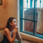 Saumya Tandon Instagram - This is for every longing heart ❤️ . Waiting , desiring , longing , missing someone . Shot by @deepak_das_photography At the lovely @thehomemadecafeandbar Wearing @pocketstoriesofficial Styled by @shalu_jaiswani Hair by @jyoti_gabit #longing #saumyatandon #monsoon #love Home Made Cafe..juhu