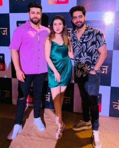 Sheena Bajaj Instagram - At the launch of the much awaited show “vanshaj” on @sonysab 
Watch the show every night at 10pm…❤️ 
@mesmahirising @sktorigins @rahultewary @gireesh_sahdev @swastikproductions @vanshaj.officials