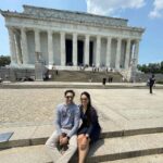 Shikha Singh Instagram - Just a regular Washington DC kinda day ! #travel #tourist #tourism #usa #lincolnmemorial #abrahamlincoln #couple #husband #partner #partnerincrime #instagood #instagram #instadaily #instalike #insta #photo #photography #grateful #thankyou #blessed #love #live #laugh