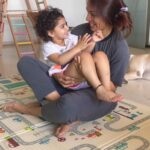 Shikha Singh Instagram - Our daily dose of laugh-a-thon ❤️ #love #thankyou #babiesofinstagram #baby #babygirl #mybaby #girls #girlsgirlsgirls #blessed #grateful #insta #instagram #instagood #instamood #happy #sunshine #happiness #family #singing #playing #thankyou #bekind #beyou