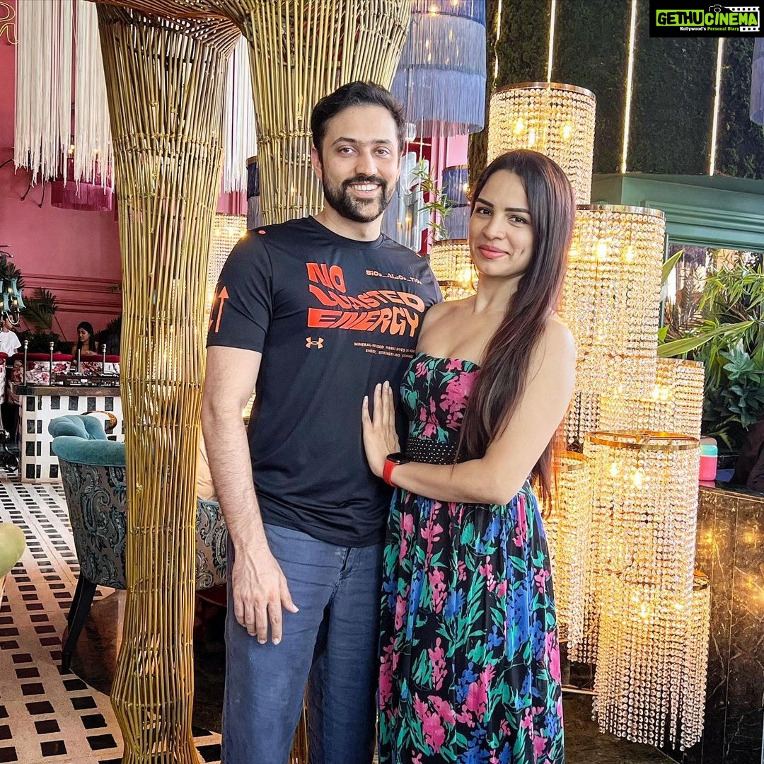 Shikha Singh Instagram - Happy happy 7 to us baby @car_run ❤️ May you keep holding my ass every time as in this pic, in a way to me it signifies that you got my back 😎 May you keep on smiling for pictures and in real life all the time even if you are frustrated with me 😬 May you keep on seeing the best in me even if I don’t 🥹 May you always stay happy & blessed & we keep on goofing around just the way we do right now even though people think we crazy 😜 Love you to moon & back ❤️ #anniversary #happyanniversary #happy #happyday #couple #family #husband #lover #boyfriend #partner #partnerincrime #couplegoals #datenight #mine #insta #instagood #instagram #blessed #grateful