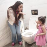 Shikha Singh Instagram - Little ones love it, and parents approve! What a perfect combo! Kohler Purewash Bidet, the gentle and intuitive option for kids. It's precision retractable spray nozzles cleans itself after every use so Hygiene is guaranteed. Checkout my latest reel with @kohler_india for more information. #KidFriendlyBidet #EasyToUseForAllAges #FamilyBidet #AccessibleHygiene #ChildSafeBidet #SimpleAndEffective #UserFriendlyBidet #AllAgesHygiene #KidsLovePurewash #gentlecleansing #babiesofinstagram #babygirl #toddler #growinguptoofast #thankful #grateful #touchwood #insta #instagood #instagram #instadaily #instaphoto #photooftheday #photography #bekind #love #live #laugh #blessed #blessedwiththebest
