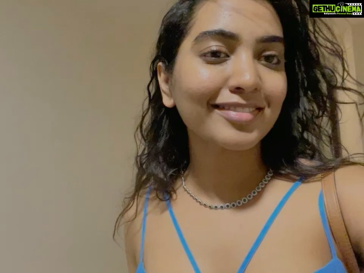 Shivathmika Rajashekar Instagram - Little Blue Dress