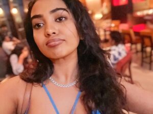Shivathmika Rajashekar Instagram - Little Blue Dress