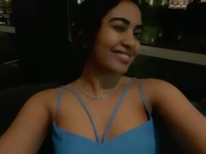 Shivathmika Rajashekar Instagram - Little Blue Dress
