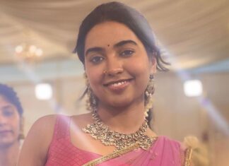 Shivathmika Rajashekar Instagram - Medhuva saapta medhu vada... Mass ah saapta Masala vada... Thank you, I’ll take your leave 🤓 Wearing @orafojewels @mayon_by_subhathracouture
