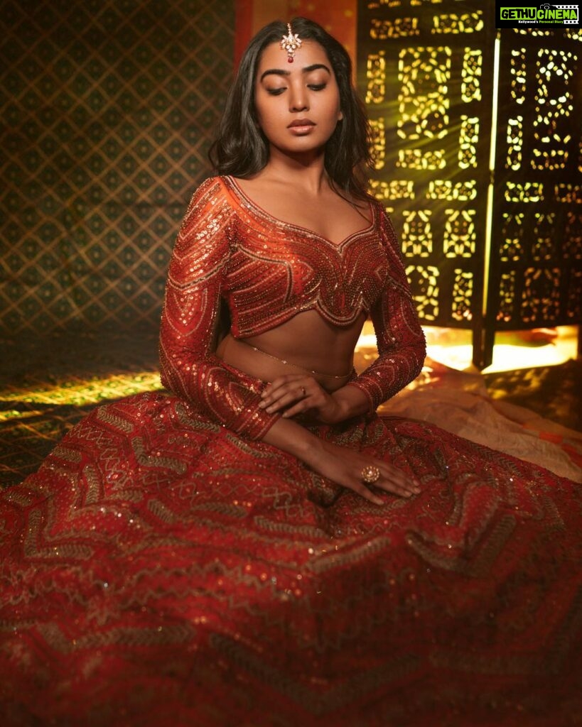 Shivathmika Rajashekar Instagram - ✨ Styled by @lankasanthoshi Wearing @sashivangapallicouture Photography @adrin_sequeira