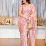 Shraddha Arya Instagram - Here’s a Dose of Rose !! STYLED BY:- @nehaadhvikmahajan . SAREE :- @neerusindia . JEWELLERY:- @vbhushan.adornments