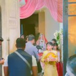 Shraddha Arya Instagram – 28.06.2023 #BestiesWedding ❤️
#PoojaKeHueDarshan
