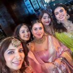 Shraddha Arya Instagram – One With The Bride & Her Tribe ♥️
.
.
.
#weddingday #poojakehuyedarshan #jashan