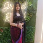 Shritama Mukherjee Instagram - And it's a wrap #bhaikishaadi #receptionlook #indianweddings ✨💗