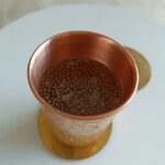 Shritama Mukherjee Instagram - #BeatTheHeat SABJA SEEDS SOAKED OVERNIGHT IN A COPPER VESSEL. When the scorching heat gets unbearable 🥵 I turn to this miraculous drink. Although you can drink this all year round, it is really helpful in summers. Sabja seeds are a powerhouse Vitamins A, E, K, and keep your body cool in the hot temps. Infused with copper makes it a great drink for detoxification of the body. Copper has properties that help in killing harmful bacteria and reduce inflammation within the stomach, making it a fabulous remedy for ulcers, acidity, gas, indigestion and infections. What are you drinking this summer to cool down your system??? Tell me in the comments. #summertime #scorchingheat #heatrelief #summerhacks #healthylifestyle #copperinfusedwater #sabjaseeds #keepitcool #sunnydays #sun #summers