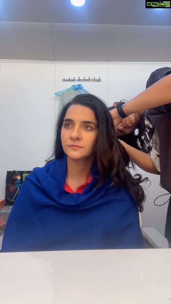 Shruti Seth Instagram - WIP Hair stylist @hairbyapeksha Make up @chuhillary #newseries #newcharacter #imamilliondifferentpeoplefromonedaytothenext #actor #actorlife #shruphotodiary