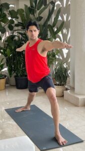 Sidharth Malhotra Instagram - #SidFit Breathe. Believe. Be. 
#InternationalYogaDay 🧘‍♂️