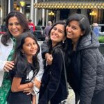 Smita Bansal Instagram – Getting the coordination right in one go? NO WAY😂
#centralpark #familytime #Noway #happy #mummasbabygirls #trending #newyorkdiaries #anaagha 
@stashamohla @manya_mittal
