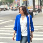 Smita Bansal Instagram - The quintessential New York pic. #newyorkdiaries #vacation #crossroads #jaywalking #bigapple
