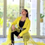 Sneha Wagh Instagram - I've got dreams to chase, not people to impress! . . 👗: @fashionstruc 📍: @bageecha_bytouchofclass . . #bosslady #feminineenergy #strongwoman#stylefile #lookbook #sarange #sarangesneha #snehawagh #ssnehawagh