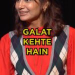 Sriti Jha Instagram - Send this to someone for their reality check! Sriti Jha performed this piece about “Kaaynat” and the “Signs” and left the audience rolling on the floor but still relating to her “Universal Signs” 🤭 “The sloth is not so much deaf as uninteresting in sound” Line from Life of Pi by Yann Martel. Performed and Written by - Sriti Jha (@itisriti) Edited by - Ninoshka Andrade (@nino.mov ) Coping Hearts CHS was creatively directed by Sheena Khalid (@sheenakhalid ) ✨ #universe #sign #soulmate #soulmates #lovestory #storytelling #storytime #sritijha #twinflame #spokenword #spokenwordpoetry #spokensalon #spokenfest #kommune #kommuneindia #kommuneity #funnyvideos #funnyreels #funnymemes #funny