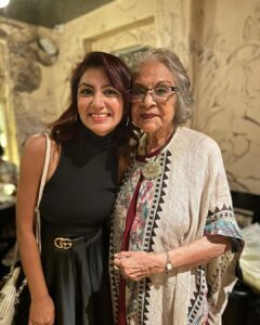 Sriti Jha Instagram - Happy birthday to the GOAT!!
Badass boss lady forever 

@madhuraja2011 aunty aap forever rock star ho… we love you so much!!!
@taranaraja the fruit has definitely not fallen far from the tree. Last night was absolutely lit!!!