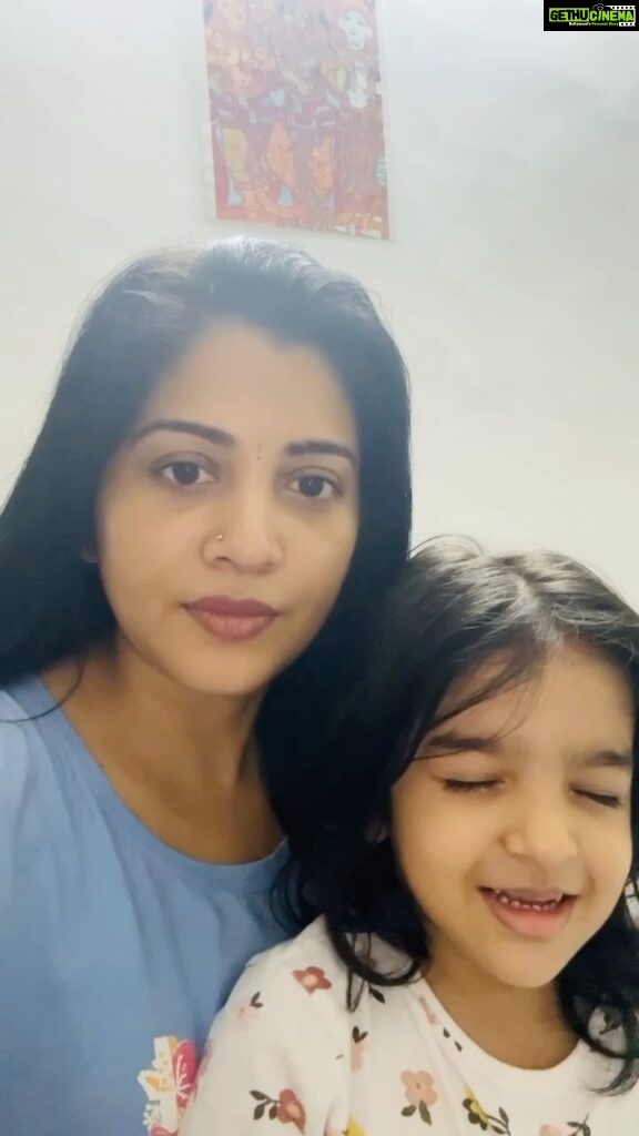Sshivada Instagram - Mom and daughter craziness continues… I know I missed it out but just loved her timing soo posting this reel.Might delete it later 🫣😝😍 #arundhathi #mylittleprincess #momdaughtertime #reels #reelsinstagram #reelsofinstagram #trending