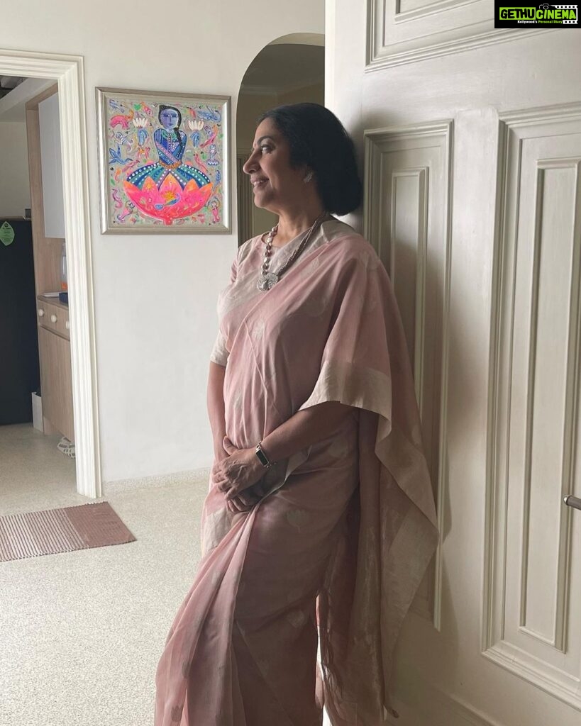 Suhasini Maniratnam Instagram - Can’t hide from insta & fb. Happy Saturday.
