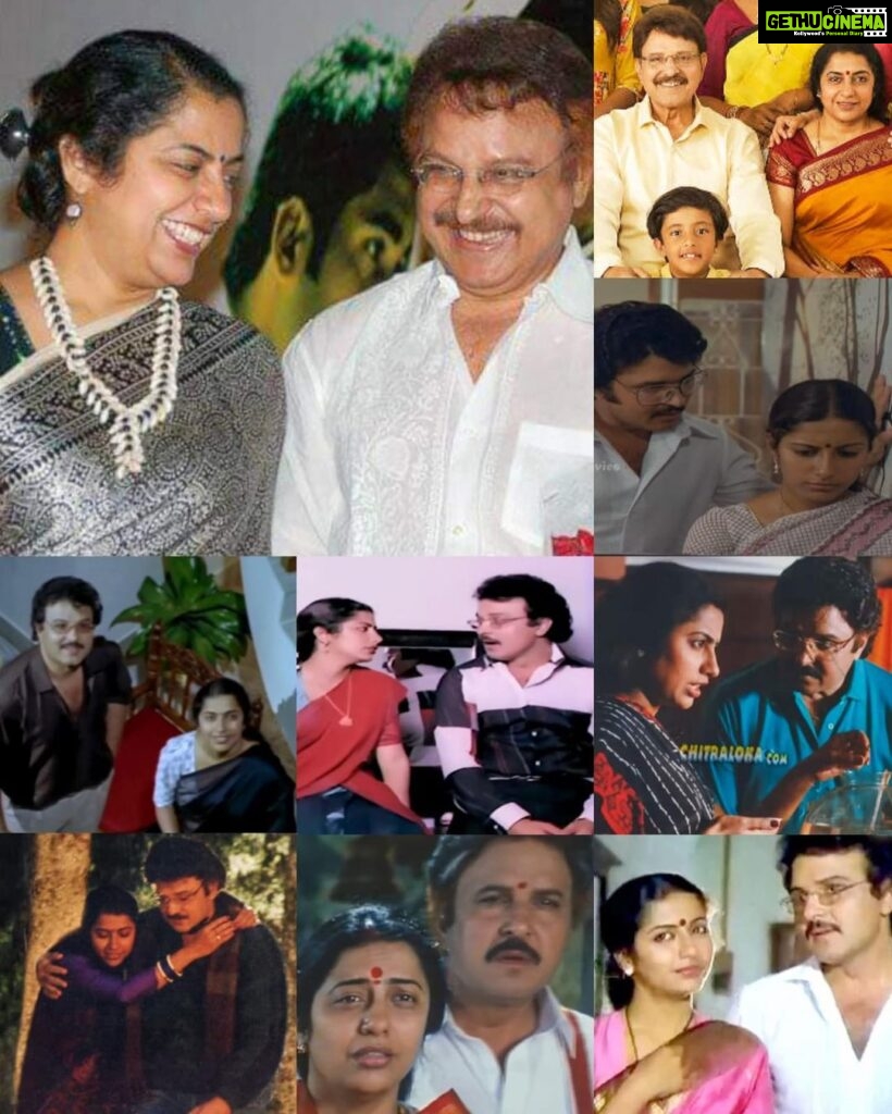 Suhasini Maniratnam Instagram - An association and friendship of 42 years comes to end. Will miss you Sharath anna. From my first film you were my strength and guide. Lucky to have worked with you. A thorough gentleman and a fine actor.