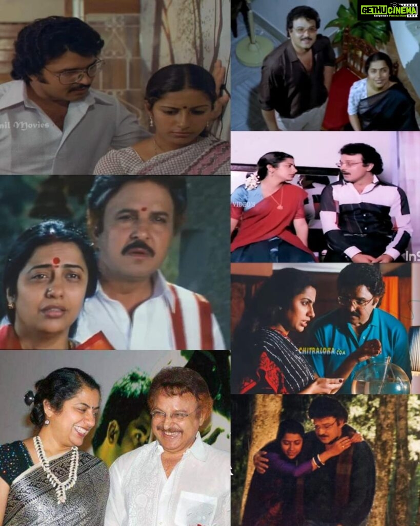 Suhasini Maniratnam Instagram - An association and friendship of 42 years comes to end. Will miss you Sharath anna. From my first film you were my strength and guide. Lucky to have worked with you. A thorough gentleman and a fine actor.