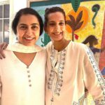 Suhasini Maniratnam Instagram - So happy I got to meet Poorna @poornagraphy Can’t believe that the little 7 year old girl I baby sat many years ago is such a fabulous actor and in the United States. So so proud of her. Keep the good work going. Lots of love from our family.