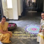 Suhasini Maniratnam Instagram – Thamizh puththandu with my loving friends wearing Assamese makhela chaddar saree gifted by aastha Vaishnavi.  Thank you for all the love.