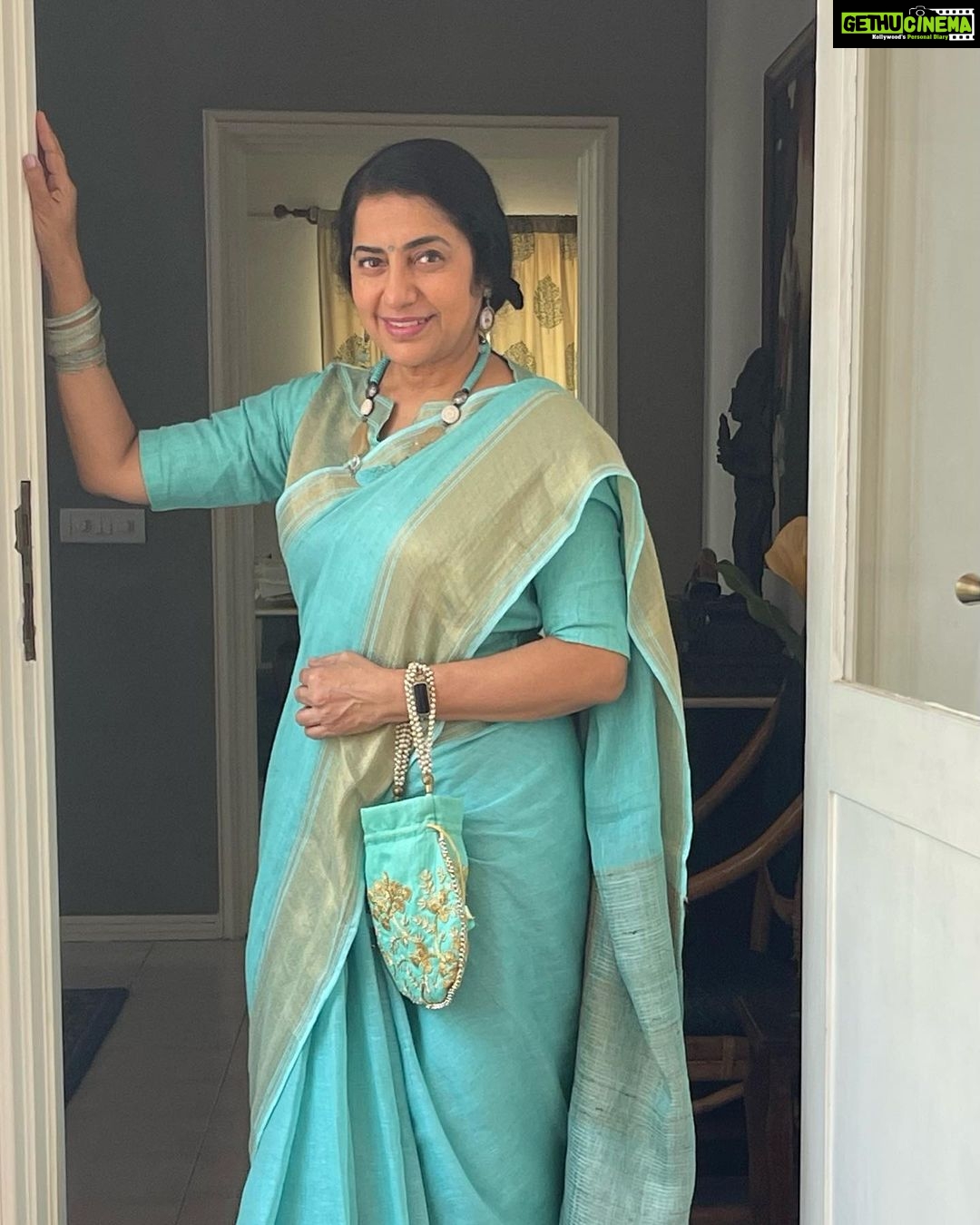 Suhasini Maniratnam Instagram - Ready for CII Dakshin summit press meet