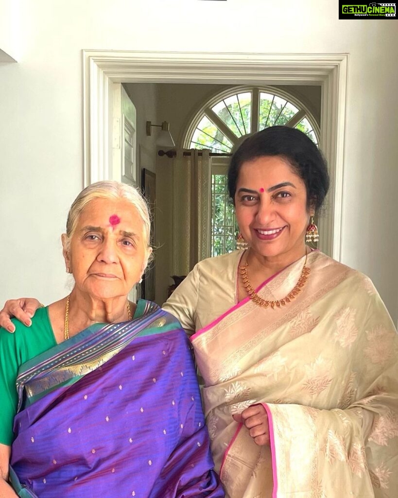 Suhasini Maniratnam Instagram - Mother daughter duo outing 2 mornings and 2 weddings in a row