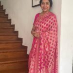 Suhasini Maniratnam Instagram - Off we go on Sunday morning. All dressed up. Mother and daughter